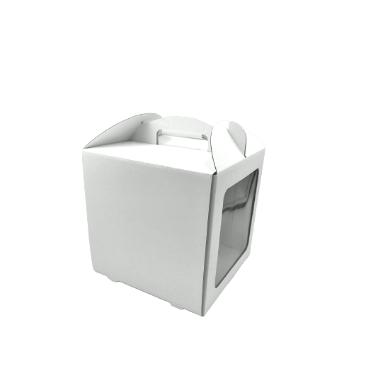 Tortenkarton mit Griff & Fenster 20 x 20 x 25cm