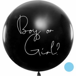Riesenballon Ø 1m Boy or Girl blau