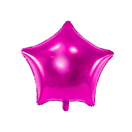 Folienballon Stern 48cm Pink inkl. Helium