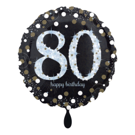 Ballon Sparkling Birthday 80