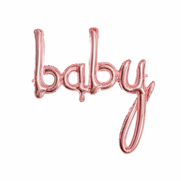 Ballon - Schriftzug baby rosegold