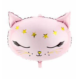 Ballon XL Katze rosa