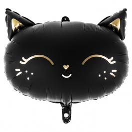 Ballon XL Katze schwarz