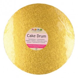FunCakes Cake Drum Round Gold Ø30cm