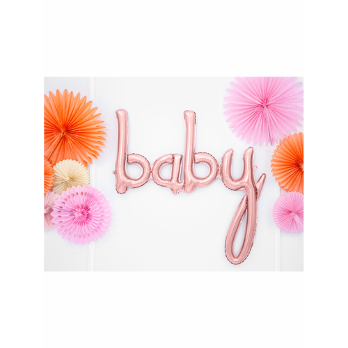 Ballon - Schriftzug baby rosegold