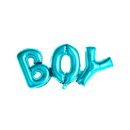 Ballon - Schriftzug Boy blau