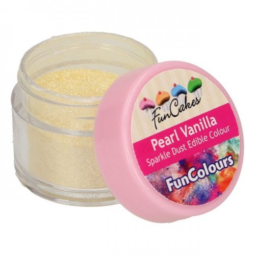 FunCakes Edible FunColours Sparkle Dust - Pearl Vanilla