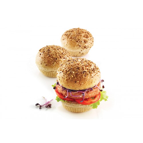 Silikomart 3D Silikon-Backform Burger Bread 