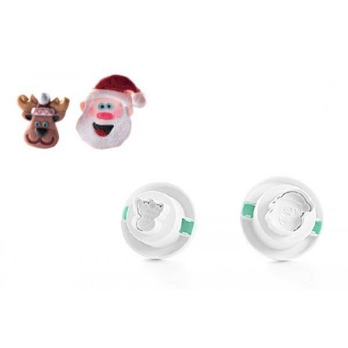 WonderCakes 3D Ausstecher Set Santa Claus