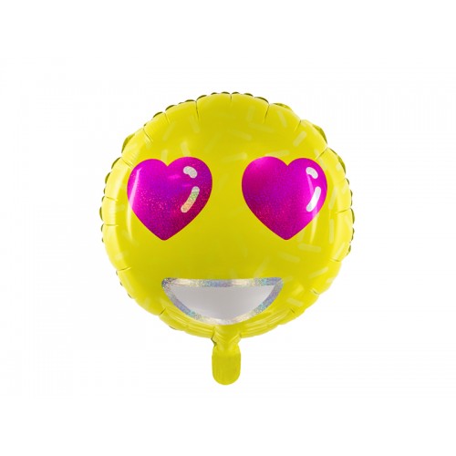 Ballon Emoji Love inkl. Helium