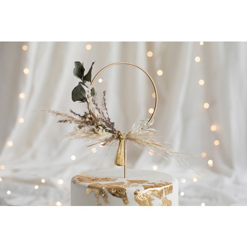 PartyDeco Topper Hoop Holz