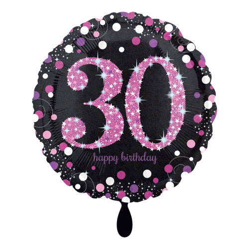 Ballon Pink Celebration 30 inkl. Helium