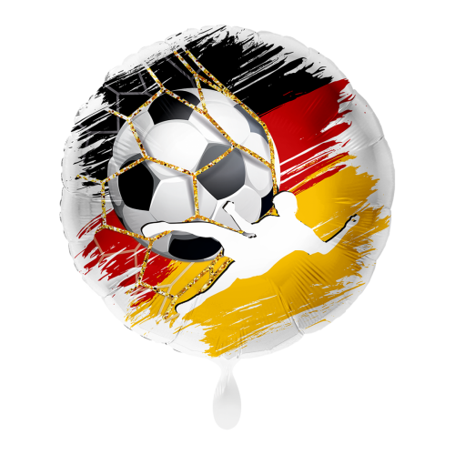 Ballon Fußball Deutschland inkl. Helium