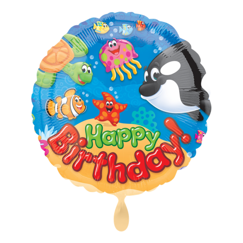 Ballon Happy Birthday Trend Sea Buddies
