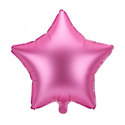 Folienballon Stern 48cm Rosa inkl. Helium (nur Abholung)