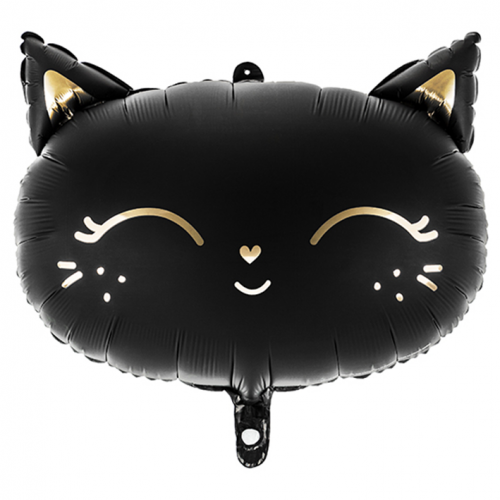 Ballon XL Katze schwarz inkl. Helium