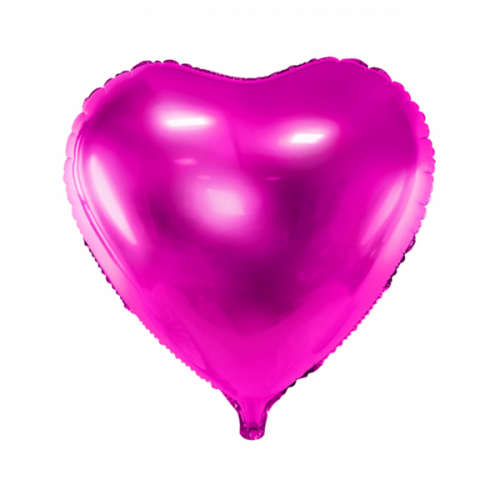 Folienballon Herz 45cm Pink inkl. Helium