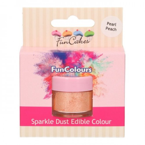 FunCakes Edible FunColours Sparkle Dust - Pearl Peach