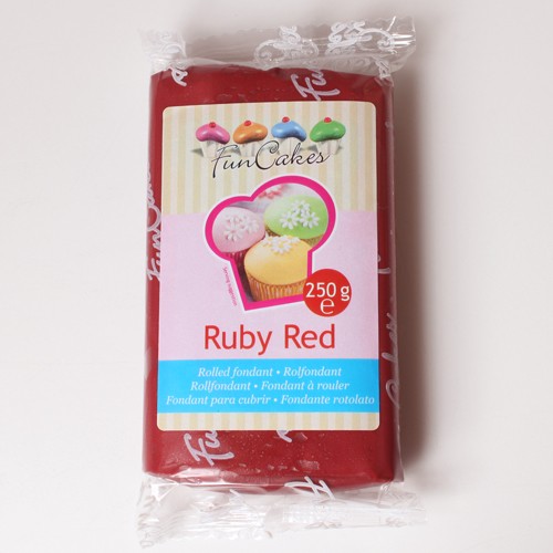FunCakes Rollfondant - Ruby Red 250g