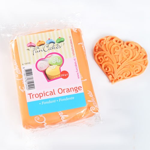FunCakes Rollfondant - Tropical Orange 250g