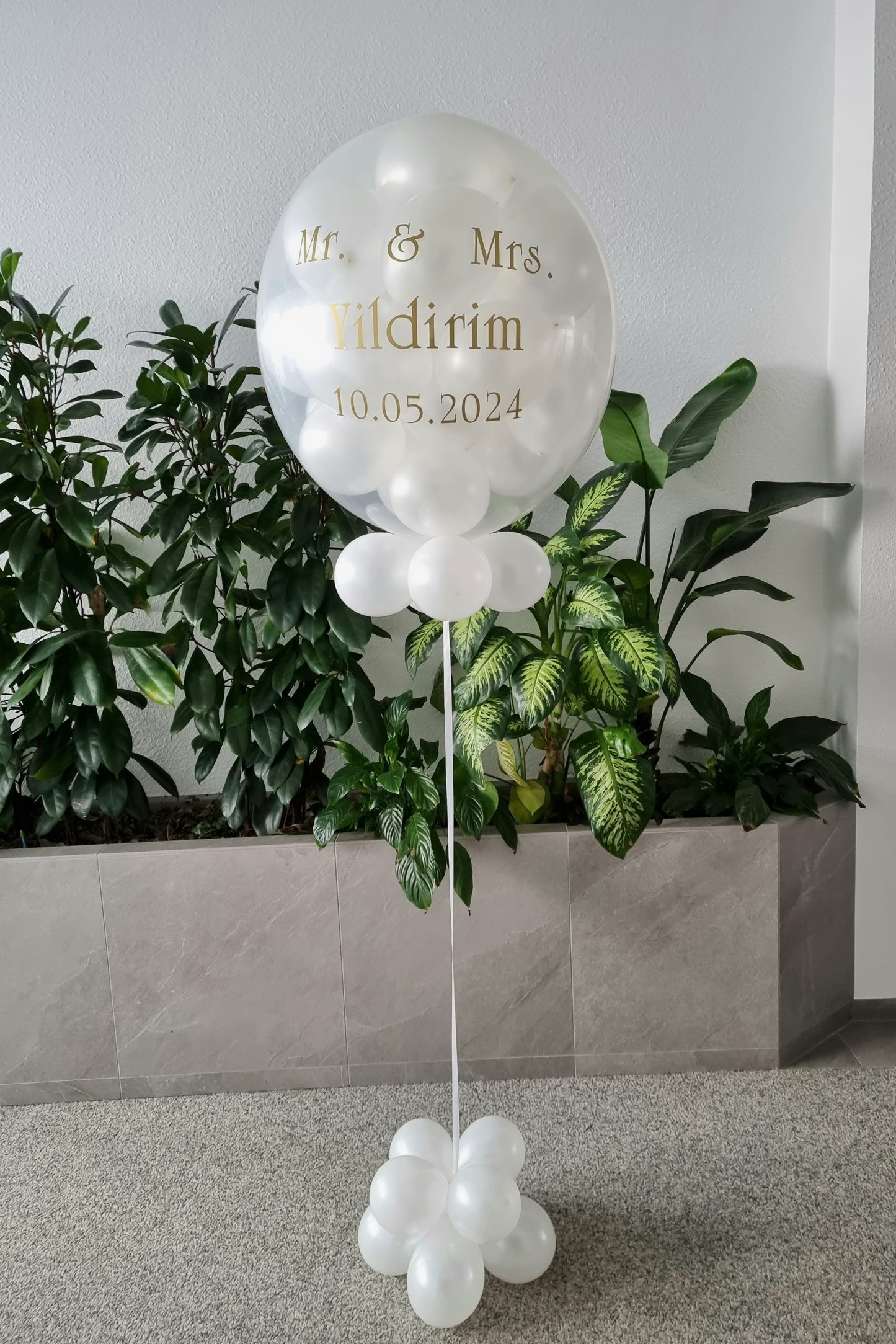 Pop-Up Ballon Hochzeit