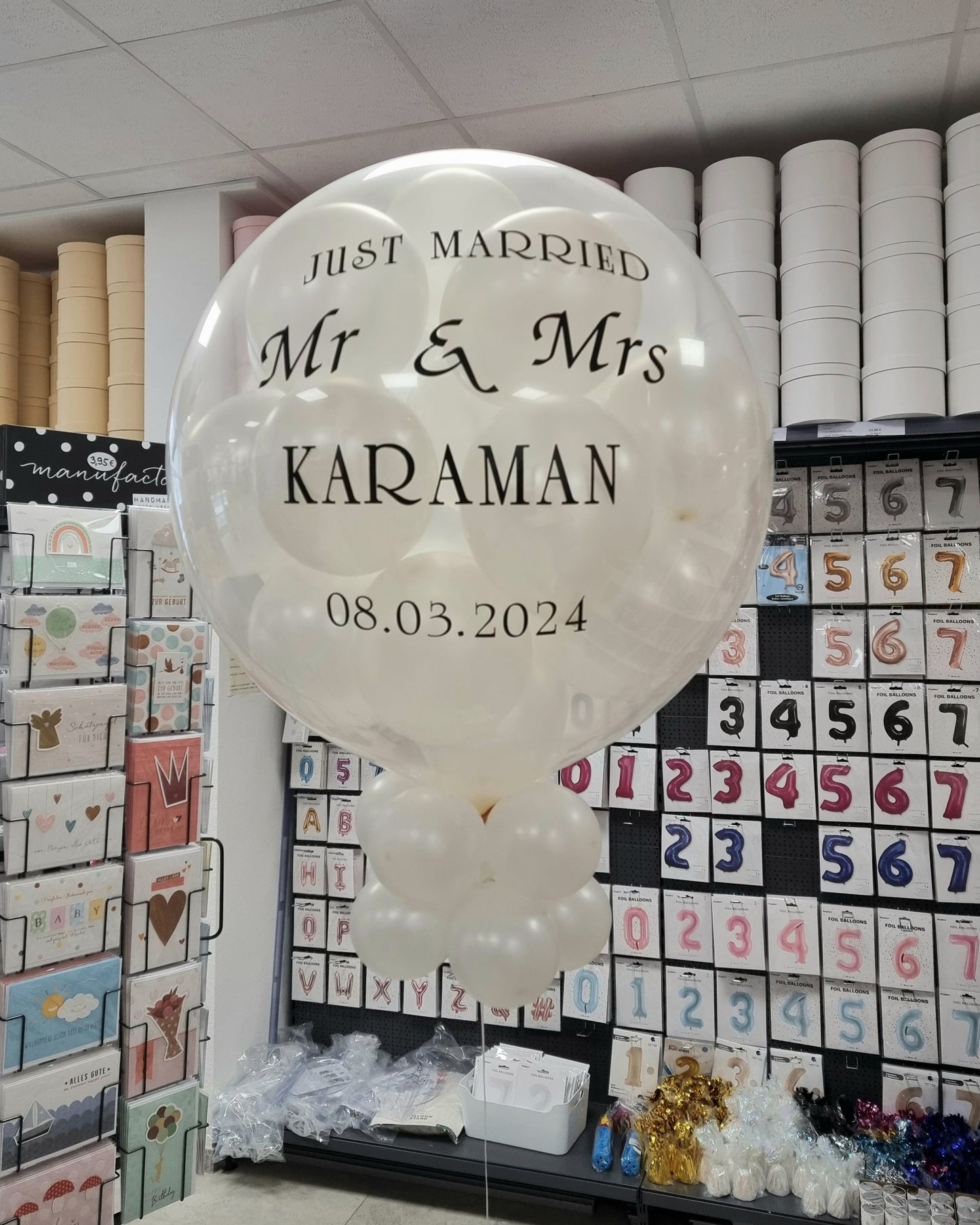 Pop-Up Ballon Hochzeit