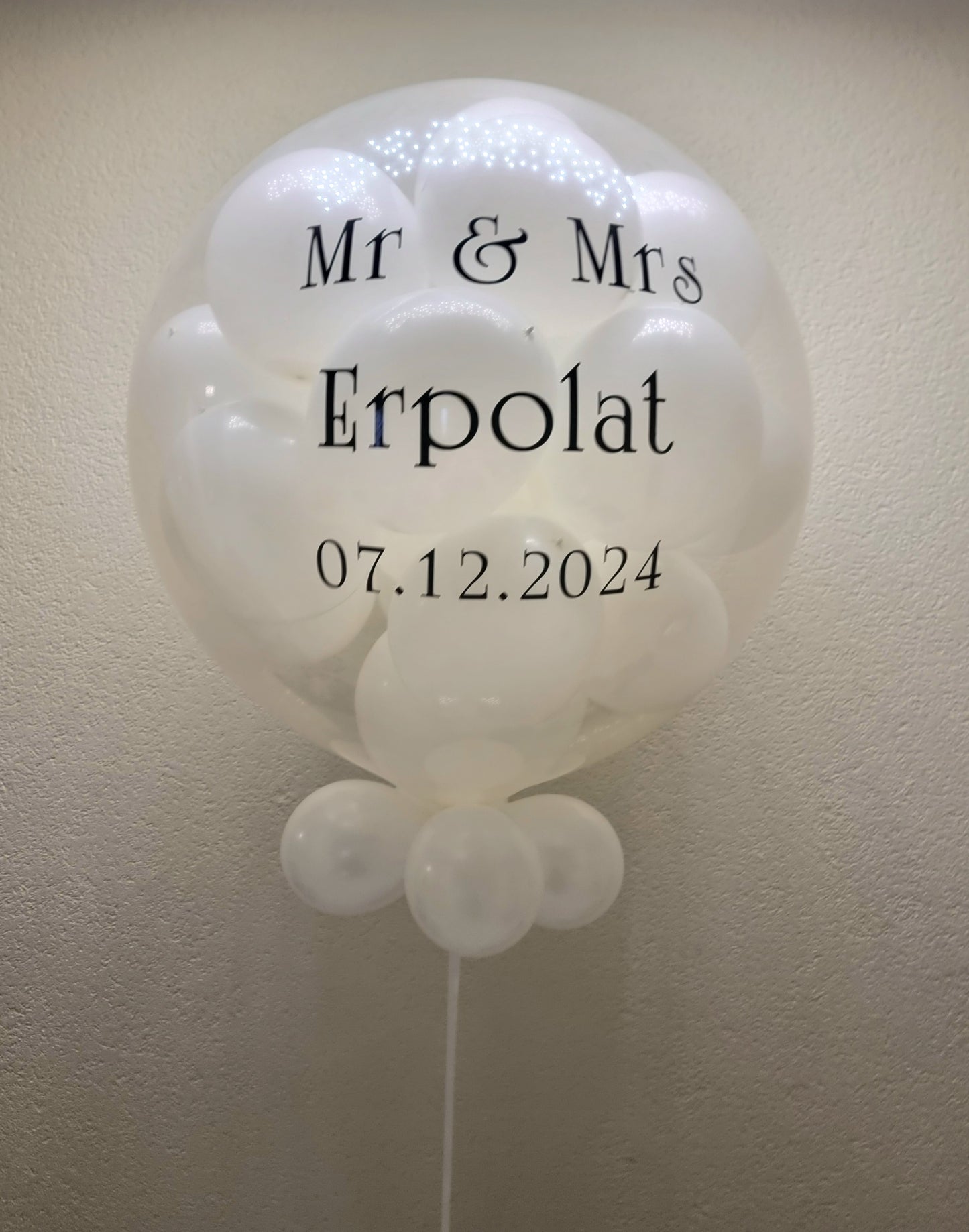 Pop-Up Ballon Hochzeit