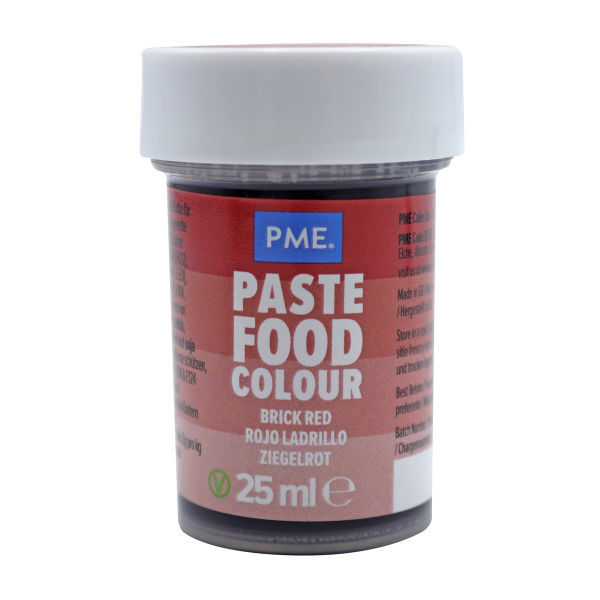 PME Lebensmittelfarbe - Brick Red 25g
