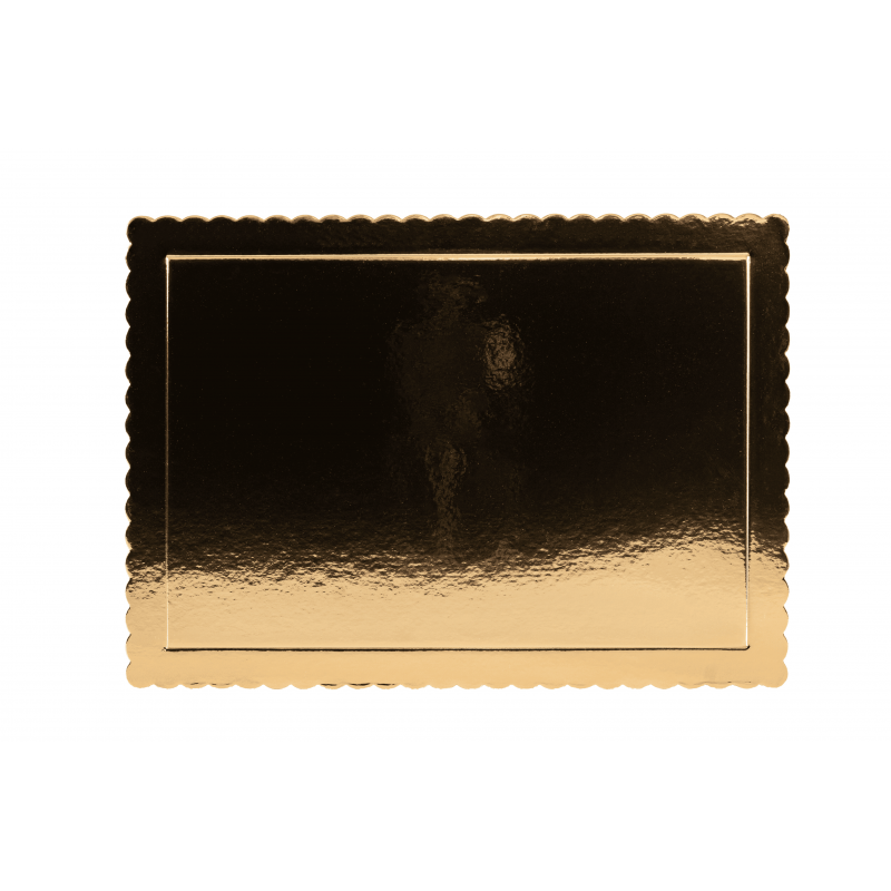 Tortenplatte Gold 30x40cm x 3mm