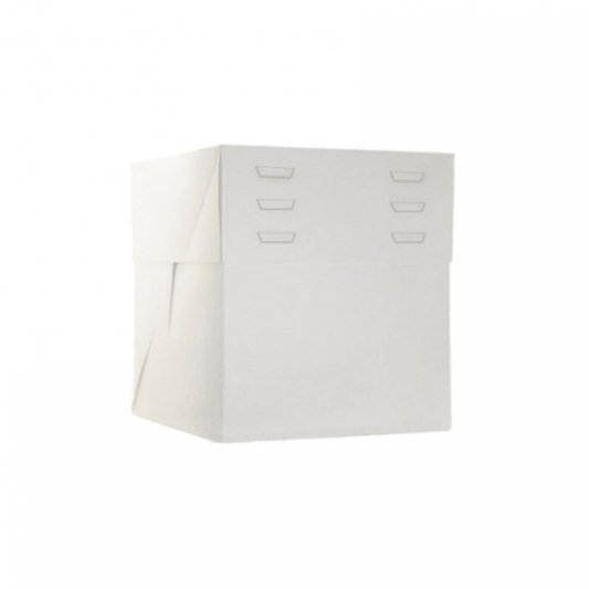 Tortenkarton weiß 20 x 20 x 20-30 cm