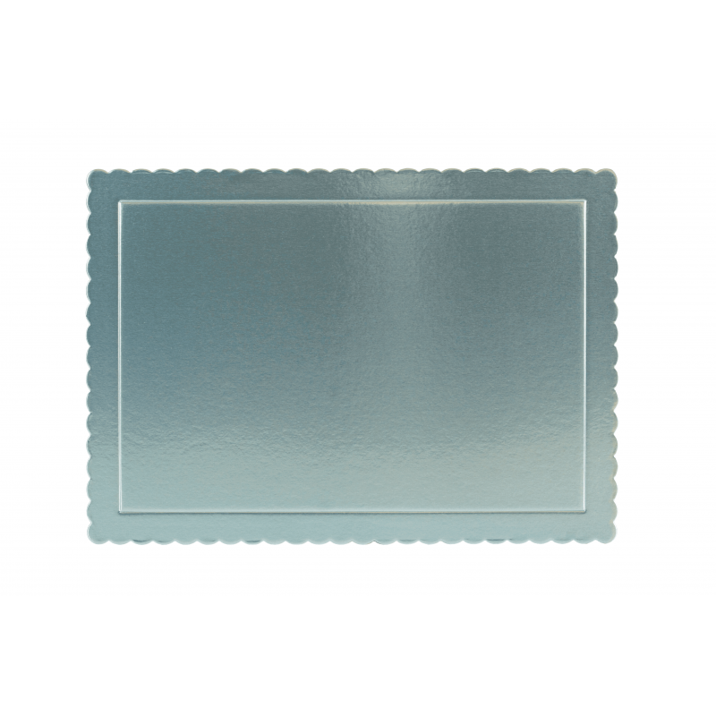 Tortenplatte Silber 30x40cm x 3mm
